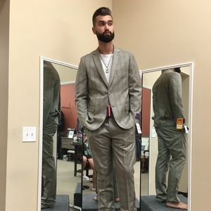 Giorgio Fiorrelli Plaid Suit 42R